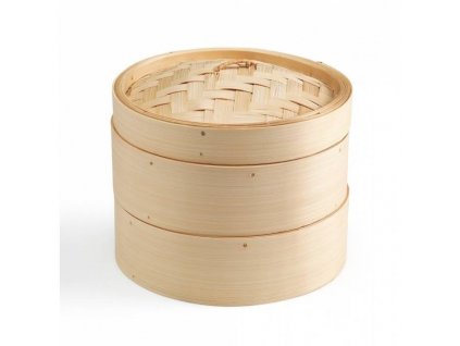 KEN HOM Excellence Bambusový pařník 20 cm, 2 patra