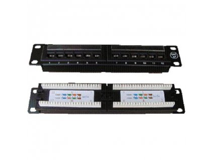 DATACOM PATCH PANEL 10" 12p. UTP cat.5e 1U (3401)