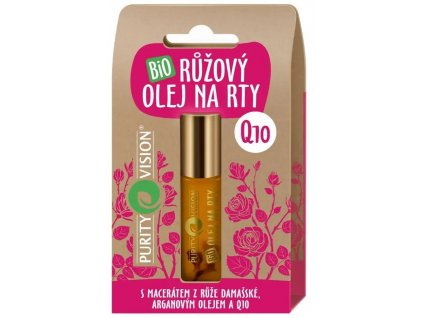 Purity Vision Bio Růžový olej na rty 10 ml