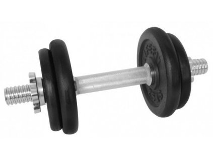 LifeFit Činka nakládací jednoruční 10 kg, 30mm tyč/4x kotouč (F-CIN-10-2)