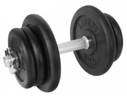 LifeFit Činka nakládací jednoruční 22 kg, 30mm tyč/6x kotouč (F-CIN-22-3)