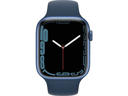 APPLE Watch Series 7, 45mm Blue/A.Blue SportBand (mkn83hc/a)