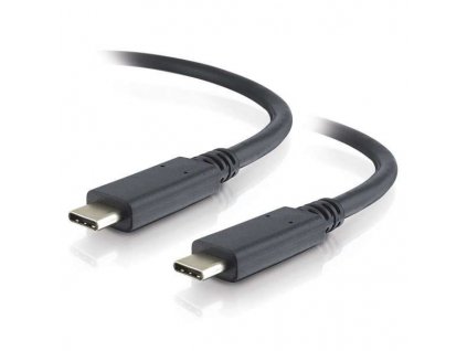 USB-C kabel ( USB 3.2 generation 2x2, 5A, 20Gbit/s ) černý, 1m (ku31ch1bk)