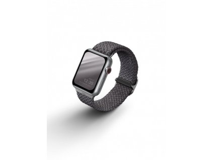 UNIQ Aspen Braided řemínek pro Apple Watch 40/38MM, šedý