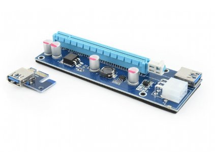 Gembird RC-PCIEX-03 Riser card, 6-pin power cable