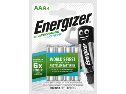 Energizer Nabíjecí baterie - AAA / HR03 - 800 mAh EXTREME (EHR005)