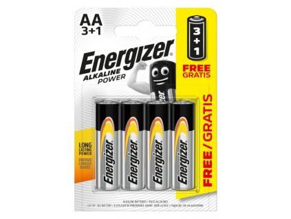 Energizer Alkaline Power - Tužka AA/4 ks - 3+1 zdarma (EB011)