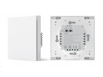 AQARA Smart Wall Switch H1(No Neutral, Single Rocker)