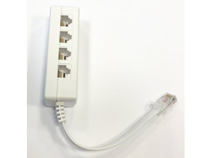 DATACOM Rozčtverka UTP CAT3 4xRJ45 (8p2c-1M/4F)