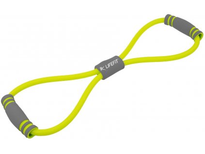 LifeFit Expander Osma S2, světle zelený gumový posilovač (F-GUMA-10-02)