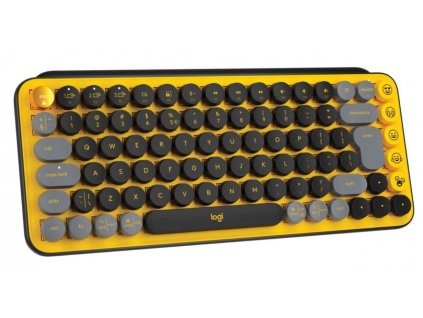 Logitech Pop klávesnice, černo-zlatá (920-010735)