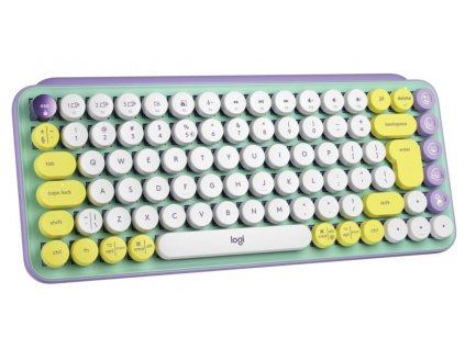 Logitech Pop klávesnice, fialová (920-010736)