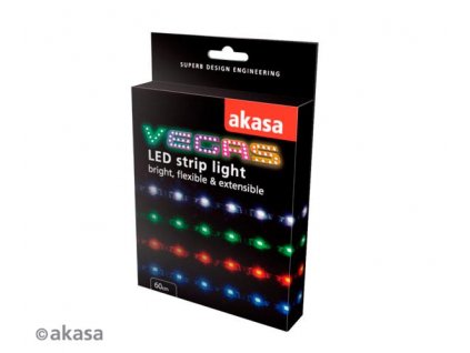 AKASA Vegas LED pásek, 15xLED,12V, 60cm, modrá (AK-LD02-05BL)