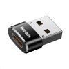 Baseus adaptér USB samec na USB-C samice 3A, černá (CAAOTG-01)