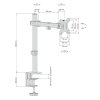 Connect IT SingleArm Basic stolní držák na LCD monitor (CMF-3103-BK)