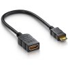 Flexi adaptér HDMI Typ A samice - mini HDMI Typ C samec pro ohebné zapojení (kphdma-34)