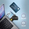 AXAGON CRE-SMP2A, USB-A PocketReader 4-slot čtečka Smart card (eObčanka) + SD/microSD/SIM (CRE-SMP2A)