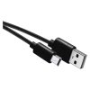 nabíjecí/datový kabel USB-A 2.0 / mini USB-B 2.0, 2m, černý (2335076020)