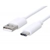 C-TECH USB 2.0 AM na USB-C kabel (AM/CM), 1m, bílý (CB-USB2C-10W)