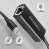 AXAGON ADE-ARC, USB-C 3.2 Gen 1 - Gigabit Ethernet síťová karta, Realtek 8153, auto instal (ADE-ARC)