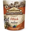 Carnilove Dog Pouch Paté Ostrich with Blackberries 300g kapsičky pro psy (8595602537655)