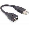 Delock USB 2.0 kabel, prodlužující A-A samec / samice 13 cm (82457)