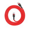 Baseus Cafule Series nabíjecí/datový kabel USB-C na USB-C PD2.0 60W Flash 2m, červená (CATKLF-H09)