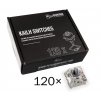 Glorious Kailh Speed Silver Switches, 120 ks (KAI-SILVER)