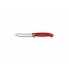 Victorinox Skládací svačinový nůž Swiss Classic, červený, rovné ostří (6.7801.FB)