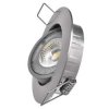 LED bodové svítidlo SIMMI stříbrné, kruh 5W teplá bílá (ZD3221)
