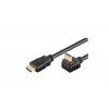 PremiumCord HDMI High Speed+Ethernet kabel, zlacený zahnutý konektor 270° 5m (kphdmeb5)