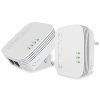 STRONG sada 2 adaptérů Powerline WF 600 DUO MINI/ Powerline 600 Mbit/s/ Wi-Fi 300 Mbit/s/ 2x LAN/ bílý (POWERLWF600DUOMINI)