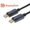 DisplayPort 1.2 přípojný kabel M/M, zlacené konektory, 0,5m,rozlišení 4K*2K/60Hz, 18Gb/s (kport4-005)