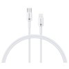 CONNECT IT DUPLEX Nabíjecí adaptér 1xLightning + 1×USB-C, 20W, kabel 27W, BÍLÝ (CWC-2090-WH)