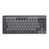 Logitech MX Mechanical Mini, US, Hmatové tiché spínače, černá/grafitová (920-010780)