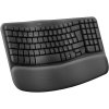 Logitech bezdrátová klíávesnice Wave Keys CZ/SK, černá (920-012307)