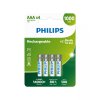 PHILIPS R03B4RTU10/10 AAA Nabíjecí baterie (4ks) (Phil-R03B4RTU10/10)