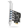 AXAGON PCEU-43RS, PCIe řadič, 4x USB 3.2 Gen 1 port, 5 Gbps (PCEU-43RS)