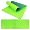 Podložka LIFEFIT YOGA MAT LOTOS DUO, 183x58x0,6cm, zelená (F-MAT-E21-01)