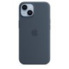 Apple iPhone silikonový kryt s MagSafe na iPhone 14, bouřkově modrý (mprv3zm/a)