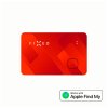 Smart tracker FIXED Tag Card s podporou Find My, bezdrátové nabíjení, oranžový (FIXTAG-CARD-OR)