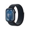 Apple Watch Series 9 41mm Temně inkoustový hliník s temně inkoustovým provlékacím sportovním řemínkem (MR8Y3QC/A)