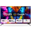CHiQ U55QM8E TV 55", UHD, QLED, smart, Google TV, dbx-tv, Dolby Audio, Frameless (U55QM8E)
