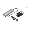 i-tec USB-C Metal Nano 2x HDMI Docking Station, PD 100W + Charger 112W (C31NANOHDM2D112W)