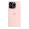 Apple iPhone silikonový kryt s MagSafe na iPhone 14 Pro, křídově růžový (mpth3zm/a)