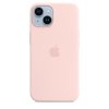 Apple iPhone silikonový kryt s MagSafe na iPhone 14, křídově růžový (mprx3zm/a)