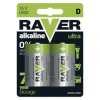 Alkalická baterie RAVER D (LR20) blistr 2Ks (B7941)