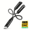 AXAGON ADA-HCPD, USB-C na 3.5mm jack - Hi-Res DAC audio adaptér, 384kHz/32bit, stereo, PD 60W 3A (ADA-HCPD)