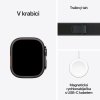 Apple Watch Ultra 2 GPS + Cellular 49mm Black Titanium Case with Black Trail Loop - M/L (MX4V3CS/A) (MX4V3CS/A)
