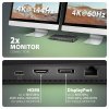 AXAGON HMC-U4, USB4 40Gbps dock, 3x USB-A, 2x USB-C, HDMI & DP 8K/30Hz, RJ-45, SD/mSD, audio, PD100W (HMC-U4)